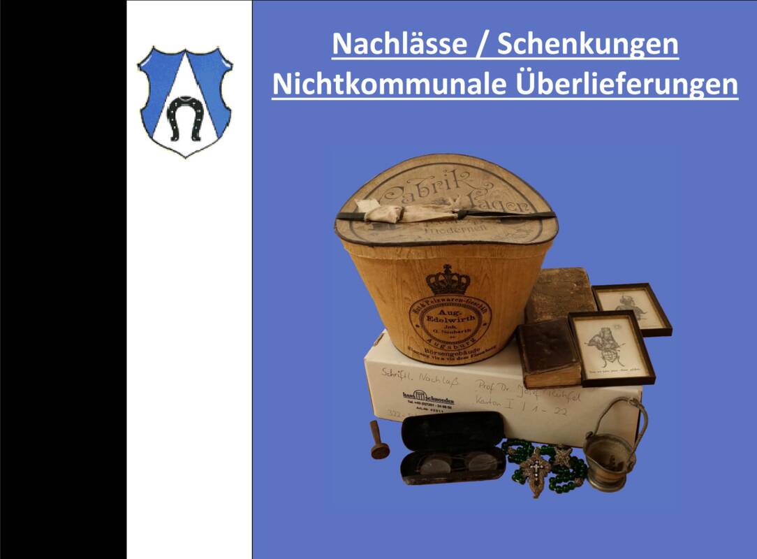 Logo Nachlässe, Schenkungen, NÜ